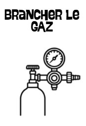 Brancher la bouteille de gaz