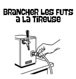 Brancher les futs à la tireuse