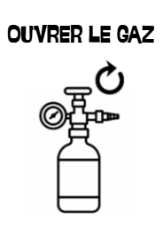 Ouvrir le gaz